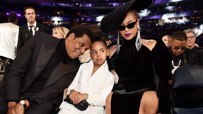 The seven-year-old shares the award with her parents. Picture: Getty Images.