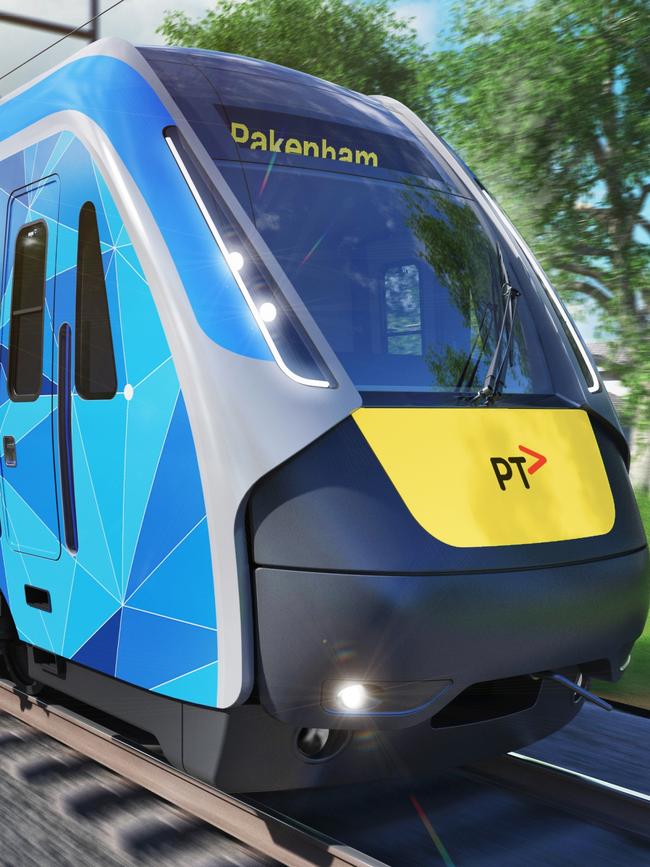 The new trains will initially run on the Cranbourne-Pakenham line. Picture: Supplied