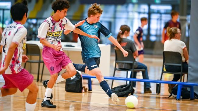 Sunshine Coast futsal wave player Benjamin Newcome. Picture: Nikki Grigg Photography