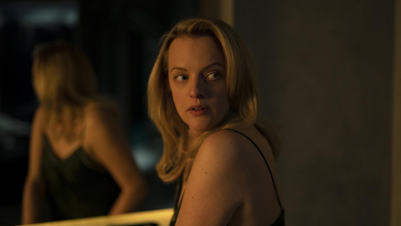 Elisabeth Moss plays a woman haunted by an abusive relationship. Picture: Universal Pictures.