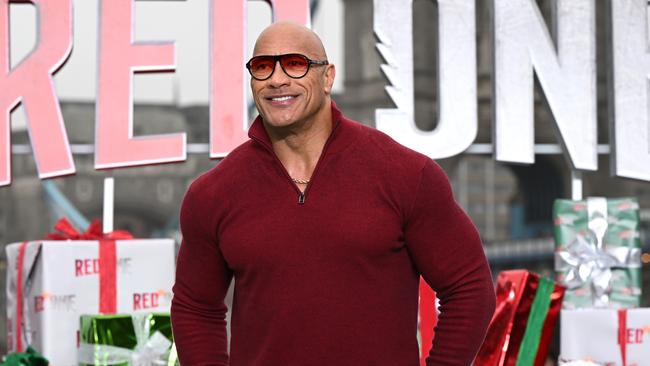 Dwayne Johnson at the Red One premiere. Picture: Jeff Spicer/Getty