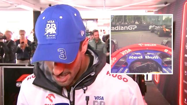 Daniel Ricciardo has told Jacques Villeneuve to suck it. Photo: Sky Sports.