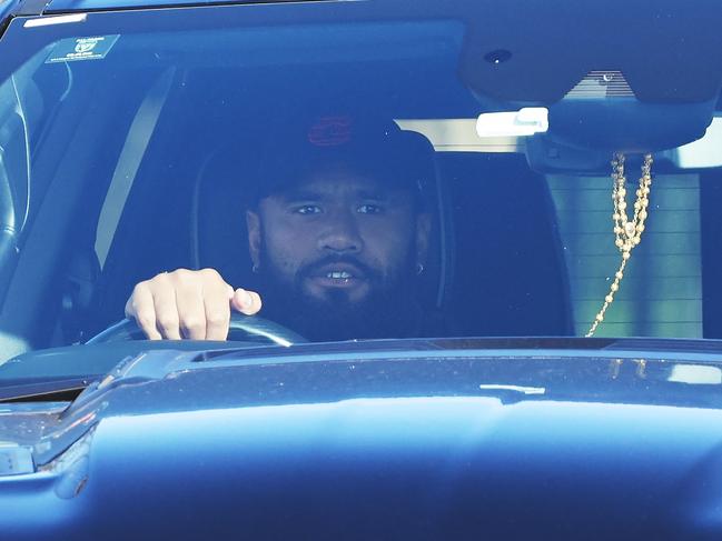 Junior Paulo leaves Parramatta’s training facilities in Kellyville. Picture: Rohan Kelly