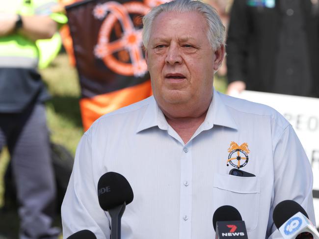 TWU Richard Olsen called on the government to fix the price rises. Picture: Damian Shaw