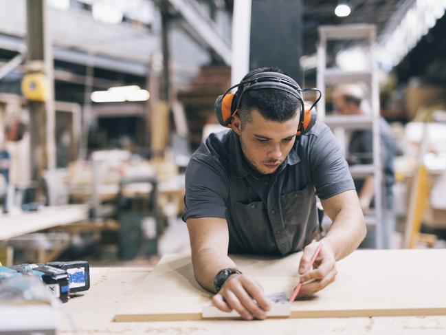 Demand for carpenters has increased significantly. Picture: iStock