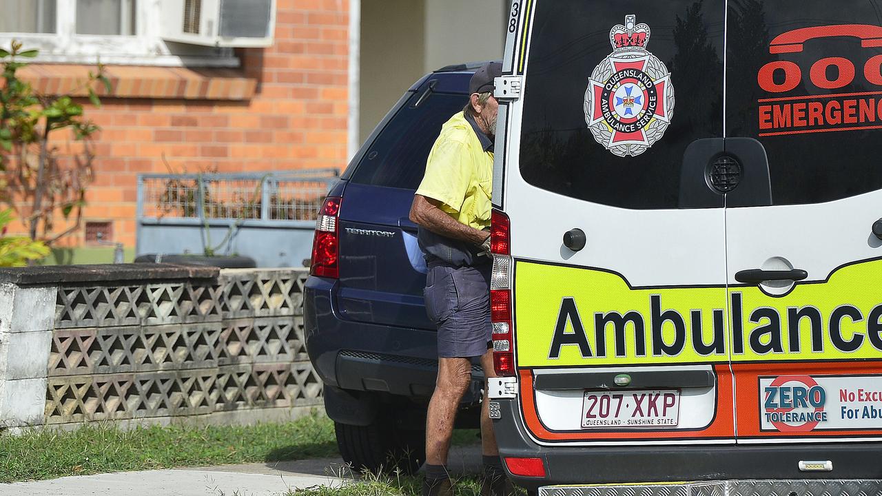 A woman was trapped in the wreckage of a vehicle following a two car crash in Townsville. The crash happened at the intersection of Elizabeth St and Alfred St in Aitkenvale. PICTURE: MATT TAYLOR.