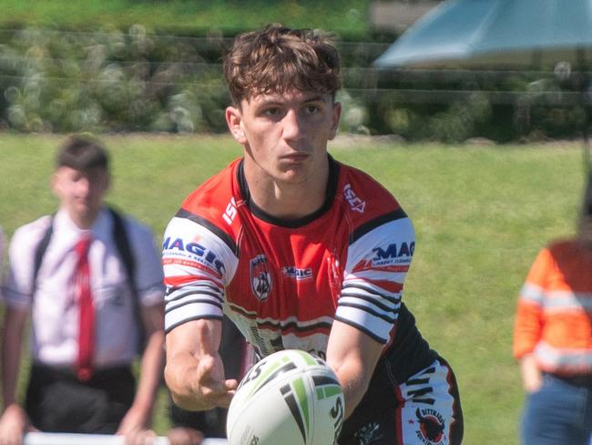Riley Carbone Kirwan State High School  State vs St Brendan's College  Semi Final 2024. Thursday 22 August 2024 Picture:Michaela Harlow
