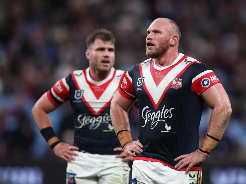 Could Matt Lodge face-off against his former side when Manly take on the Roosters in Round 23? Picture: Getty Images.