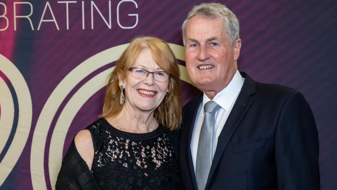 Mackay Mayor Greg Williamson and wife Annette at the 2021 Resource Industry Network awards at the MECC. Picture: Tristan Mariano