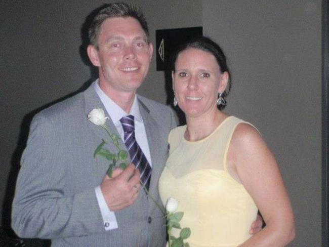 Matthew Butcher, 46, of Pagewood, with his wife Michelle. Picture: Supplied by Butcher family