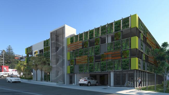 B-Line commuter carpark to have 9000 plants as part of ‘breathing wall ...