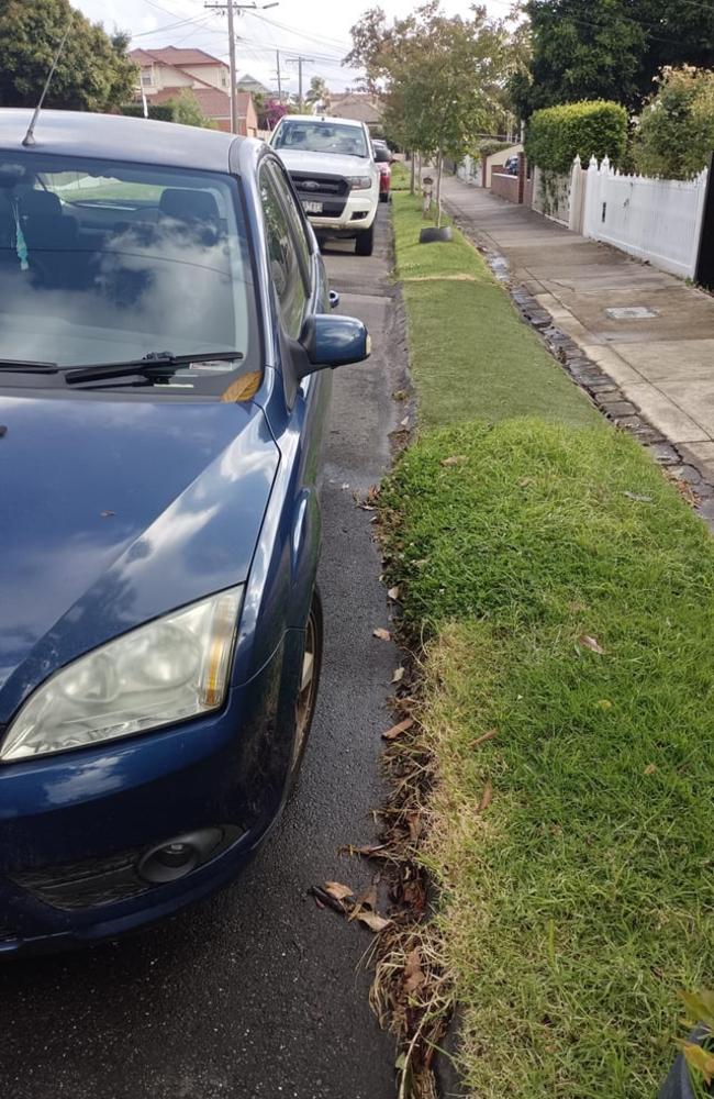 This driver was deemed too far from the kerb. Picture: Reddit