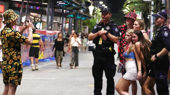 More than 15,000 people Schoolies come to the Gold Coast each year. Photograph: Jason O'Brien