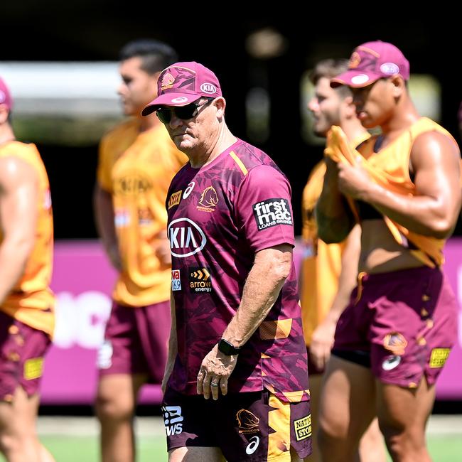 Coach Kevin Walters will be spending the next 10 week turning Corey Oates into a bona fide backrower. Picture: Bradley Kanaris/Getty Images