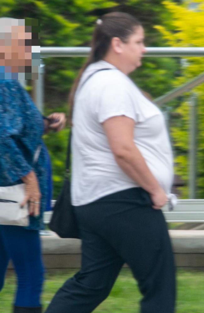 Kylie Ann Shapland, 33, leaves Kingaroy Magistrates Court, November 29, 2021. Picture: Dominic Elsome