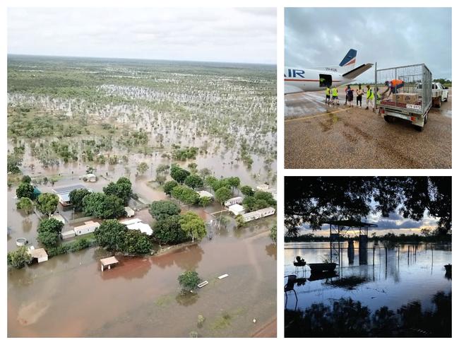 Flooding has hit north-west Queensland.