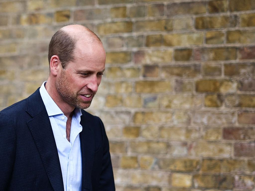 Prince William has brought back the beard. Picture: AFP