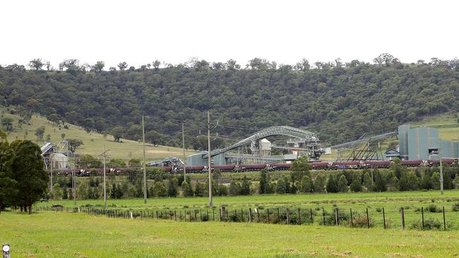 The Dartbrook Mine site near Muswellbrook. Picture: Peter Lorimer.