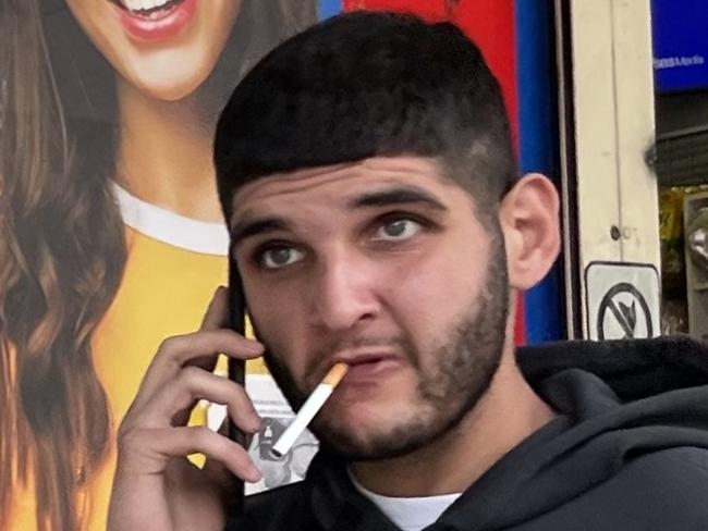 Bilal Kanj outside Burwood Court House on February 18 after he pleaded guilty to driving while suspended.