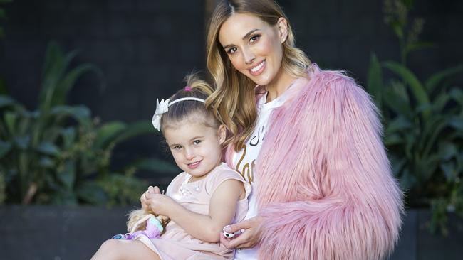 Rebecca Judd and her three-year-old daughter, Billie. Picture: Sarah Matray