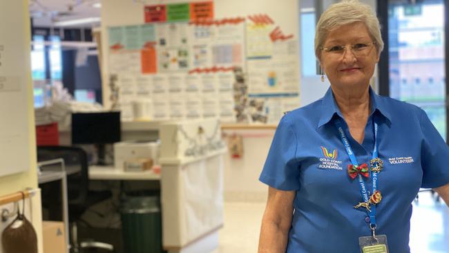 Susan Shaw started volunteering for Gold Coast Health in 2012.