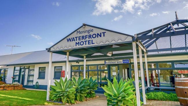 How the Meningie Waterfront Motel currently looks.