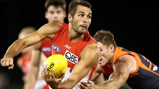 Josh Kennedy had 22 disposals on the night. Picture: Getty