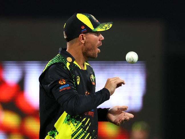 David Warner is still banned from captaining a national team. Picture: Patrick Hamilton/AFP