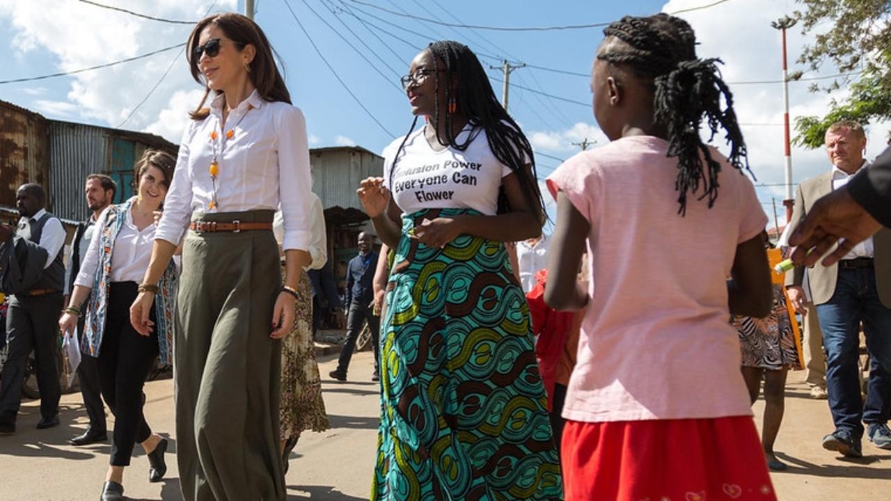 Crown Princess Mary during the Deliver For Good Kenya launch in November 2018. Picture: Deliver For Good Kenya