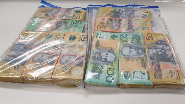 Members of Nomads outlaw motorcycle gang were arrested and charged after the raids. Picture: SA Police