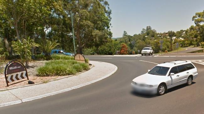 Police Rescue and Ambulance attended a car crash on Ballina Road near the complicated Kellas Street roundabout Tuesday Picture: Google Earth.