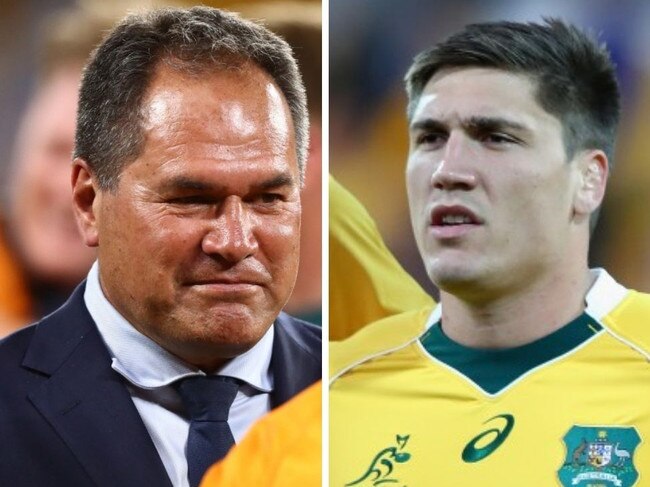 Rennie chose not to select McMahon, who returned to Wallabies camp for the first time since 2017. Image: Getty