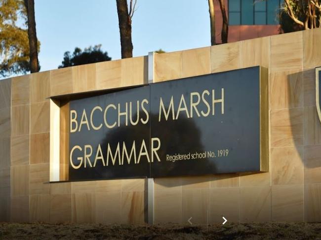 Bacchus Marsh Grammar. Supplied