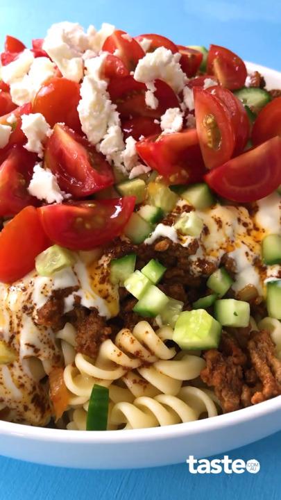 Easy Turkish beef pasta