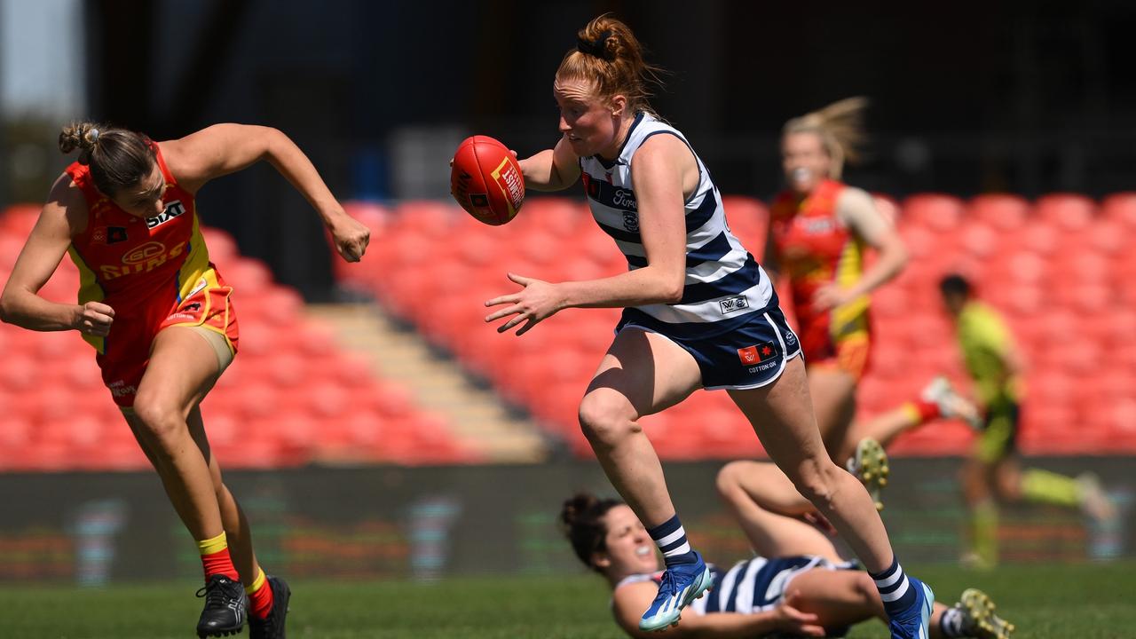 Aishling Moloney takes towards goal against Gold Coast earlier this season. Picture: Matt Roberts/Getty Images