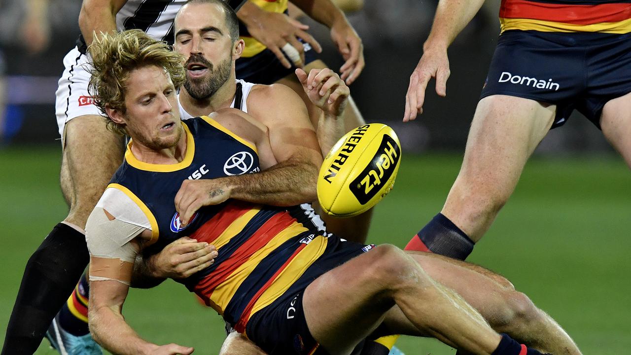 Adelaide’s Rory Sloane remains out of contract at the end of the season.