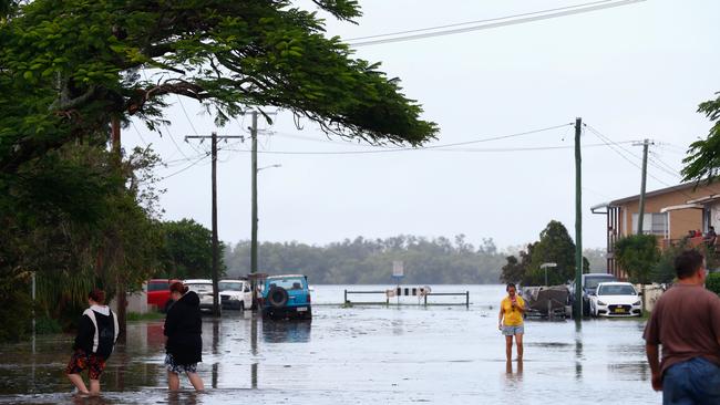 Floods in Ballina Northern NSW Monday 1st March 2022. Photo Danielle Smith