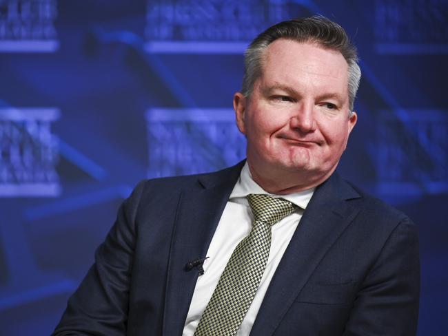 CANBERRA, Australia - NewsWire Photos - July 17, 2024:  Minister for Climate Change and Energy, Chris Bowen addresses the National Press Club of Australia in Canberra. Picture: NewsWire / Martin Ollman