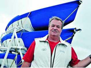 Rod Jones is hoping for stiff breezes when he sails in the Brisbane to Gladstone yacht race. Picture: JOHN MCCUTCHEON