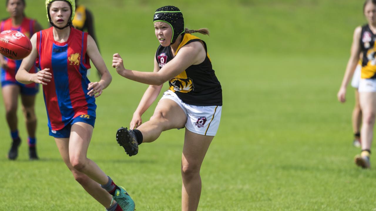 Cheyenne Zirbel is a keen Aussie rules and rugby league player. Picture: Kevin Farmer