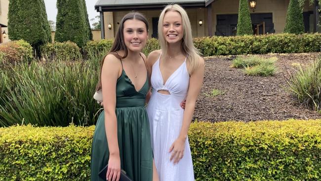 Moss Vale High School Year 12 students Bree Beattie and Ava Wilson.