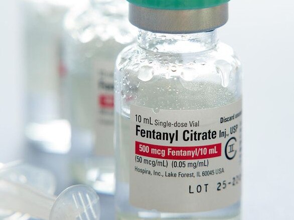 A vial of Fentanyl Citrate.