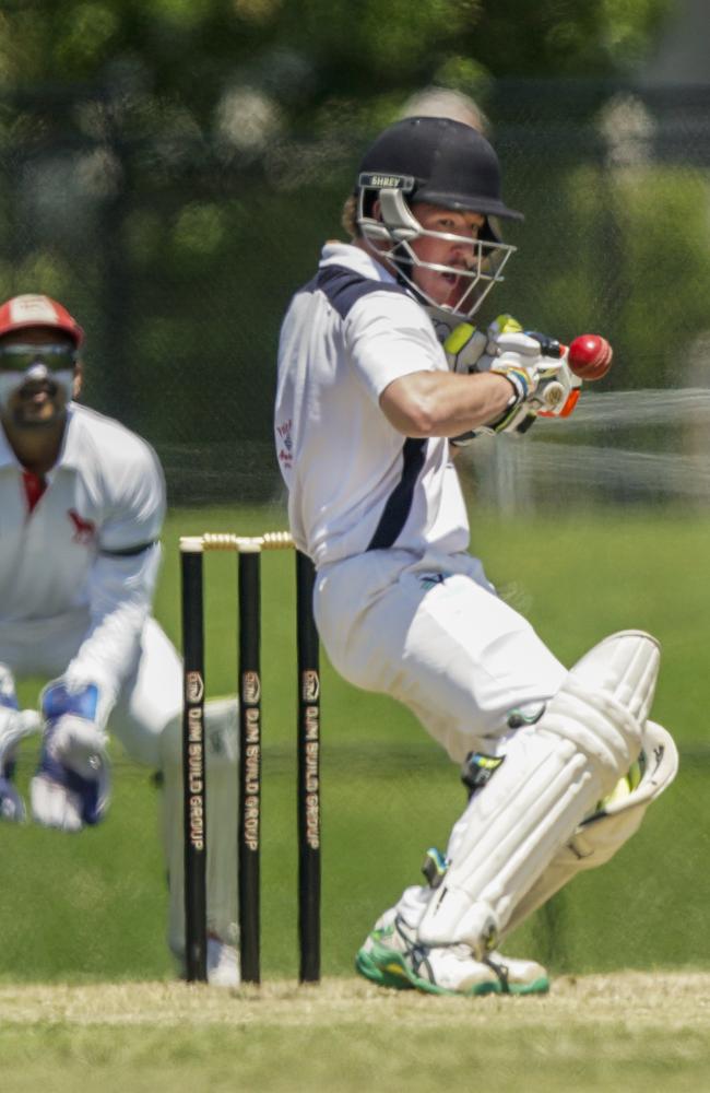 Jack Sullivan batting for Aspendale. Picture: Valeriu. Campan