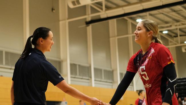 Georgie Vanloo representing the Adelaide Storm. Picture: Volleyball SA