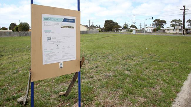 There are plans before Geelong council for a service station and car wash at 42-46 Cox Rd in Corio. Picture: Alan Barber.