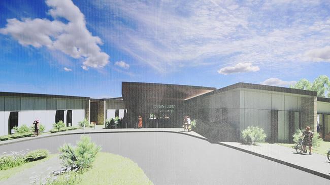 Tugun Satellite Hospital when it’s complete. Picture: NIGEL HALLETT