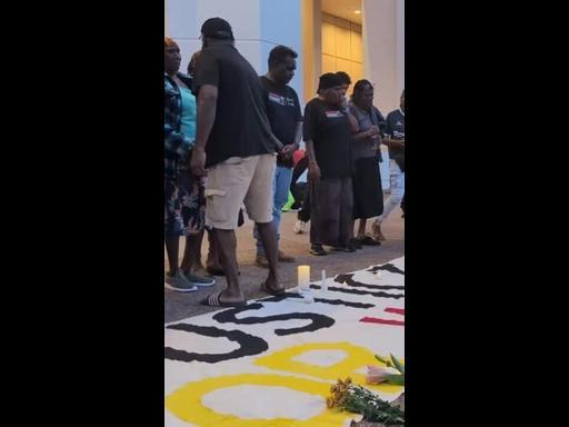 Darwin’s emotional vigil for Kumanjayi White