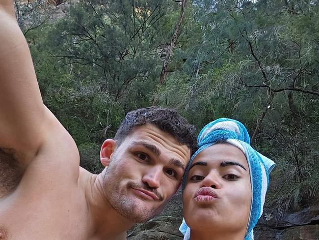 Instagram image of nathan Cleary and Mary Fowler recently spending time together in the Blue Mountains and Sydney Picture Instagram @_nathancleary