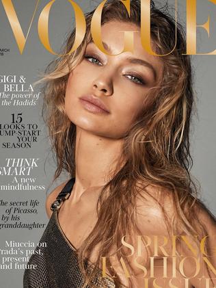 Gigi’s cover. Picture: Vogue