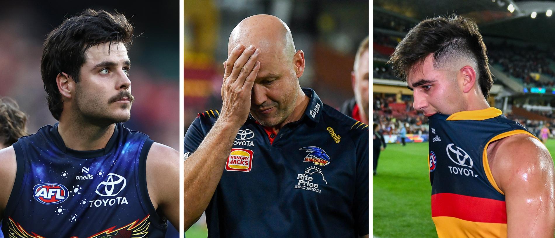 The Adelaide Crows have had a horror year after a promising 2023 campaign.
